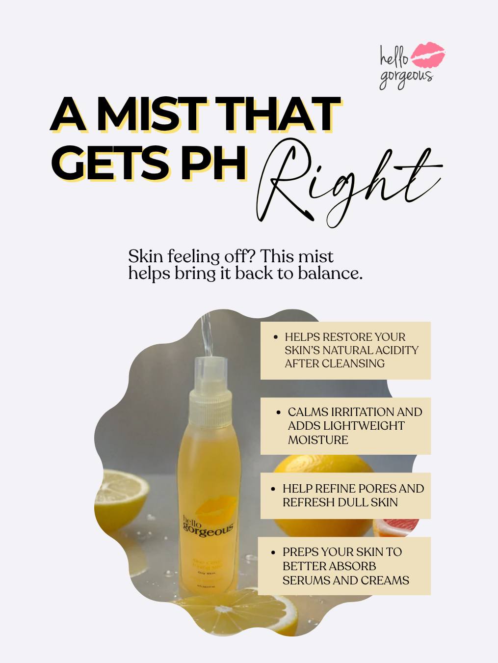 Aloe Citrus Toning Mist Oily Skin Toner