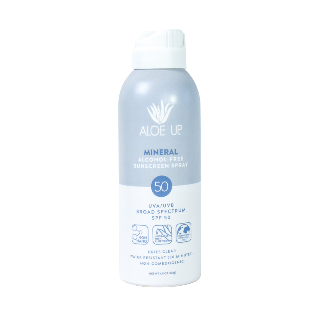 MINERAL SUNSCREEN SPRAY With Aloe - SPF 50