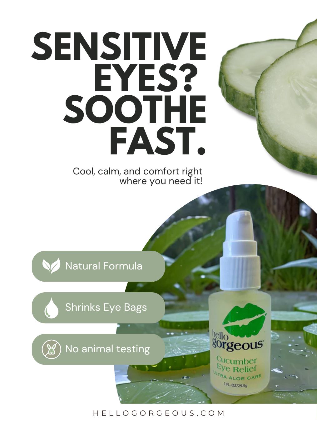 Cucumber Eye Relief