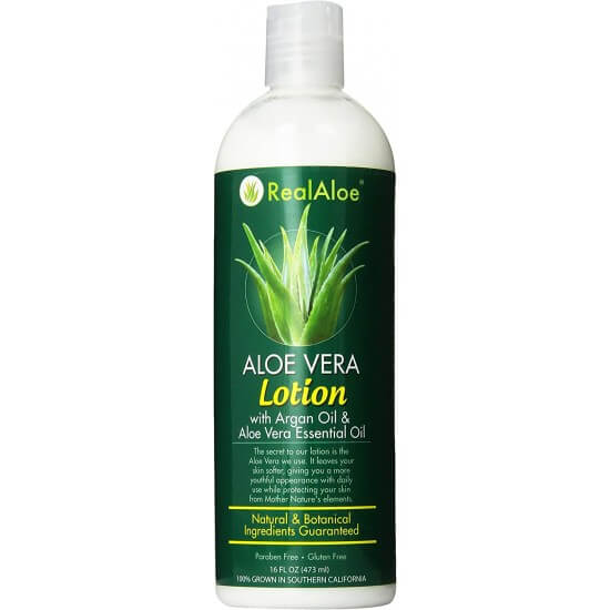 Aloe Vera Body Lotion  with Argan and Aloe Essential Oils