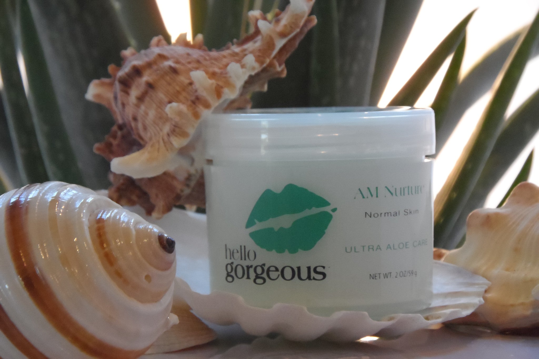 Aloe, light moisture, natural sun protection, normal moisturizer, peptides  – Hello Gorgeous Cosmetics